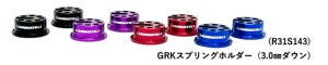 画像1: (9月下旬発売予定/予約)【ネコポス対応】R31HOUSE(R31ハウス)/R31S143/GRKスプリングホルダー(3.0mmダウン)(ブラック/パープル/レッド/ブルー)