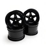 画像: OPTION No.1(オプションNo.1)/NO-191BK/4WDバギー用5スポークホイール(4本入)黒