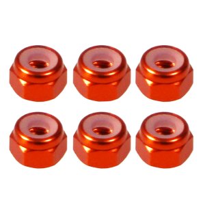 画像5: 【ネコポス対応】EAGLE(イーグル)/2301U-BK_BL_OR_PU_RE/軽量アルミ ナイロン3mmナット 6個