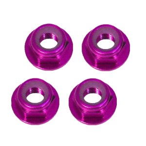 画像5: 【ネコポス対応】EAGLE(イーグル)/2599U-BK_LBL_OR_PI_PU_RE/軽量アルミ ナイロン4mmナット 4個入