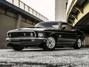 画像1: 京商(KYOSHO)/34437T1/1/10 EP 4WD フェーザーMk2 FZ02L レディセット 1969 フォード マスタング Boss 429 ブラック ジェイド