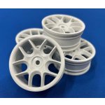 画像: 【ネコポス対応】ライド(RIDE)/35118/ミディアムナロー 24mm幅 1/10 ツーリングカー用 10スポークホイール ホワイト (オフセット0)