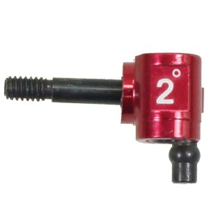 画像3: 【ネコポス対応】EAGLE(イーグル)/3592U/SPフロント・ナックル キャンバー -2度[レッド]:京商ミニッツMR03用