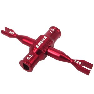 画像9: 【ネコポス対応】EAGLE(イーグル)/3723V2-U3-BK_BL_GU_LBL_PU_RE/SP デュアル・ターンバックルレンチ(3mm/4mm)ボールエンドワインダー付