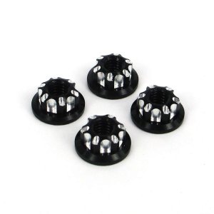 画像1: 【ネコポス対応】EAGLE(イーグル)/3924-4BK-U/SPスケールナット・タイプ4 (4mm)(ブラック)