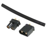 画像: 【ネコポス対応】EAGLE(イーグル)/3927-30U2-BK/XT-30コネクター(オス1pcs.メス1pcs.)[BK]