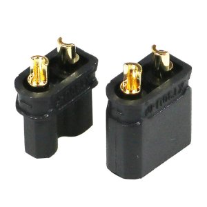 画像4: 【ネコポス対応】EAGLE(イーグル)/3927-30U2-BK/XT-30コネクター(オス1pcs.メス1pcs.)[BK]