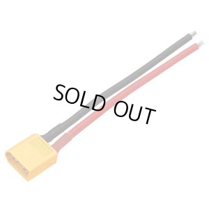 画像1: 【ネコポス対応】EAGLE(イーグル)/3927-60U-14W-M/XT-60コネクター14AWG10cm付(オス1pcs.) AMASS