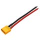 画像: 【ネコポス対応】EAGLE(イーグル)/3927-60U-14W-M/XT-60コネクター14AWG10cm付(オス1pcs.) AMASS