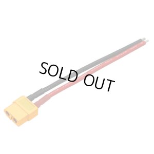 画像1: 【ネコポス対応】EAGLE(イーグル)/3927-60U-16W-F/XT-60コネクター16AWG10cm付(メス1pcs.) AMASS