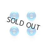 画像: 【ネコポス対応】タミヤ(TAMIYA)/42143/【TRF】4mmアルミセレーションホイールナット(ブルー・4個)