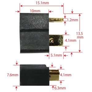 画像2: 【ネコポス対応】EAGLE(イーグル)/441LP-12/SP 2Pプラグコード付きBメス 12AWGワイヤー