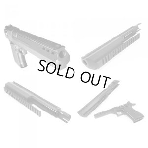 画像5: LayLax(ライラクス)/4560329179116/東京マルイ DE.50AE用 メタルアウターバレル 10inch