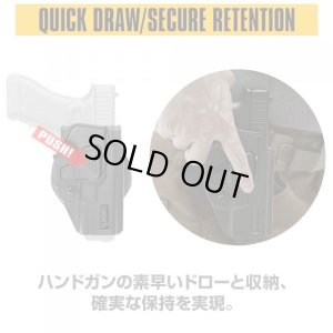 画像6: LayLax(ライラクス)/4571443167934/グロック対応 CQCホルスター(右用/ブラック)