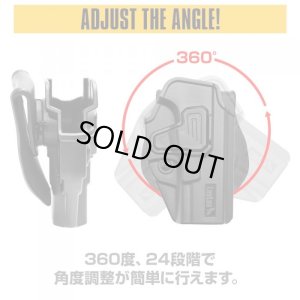 画像7: LayLax(ライラクス)/4571443167934/グロック対応 CQCホルスター(右用/ブラック)