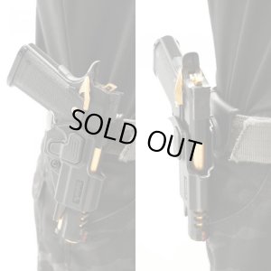 画像5: LayLax(ライラクス)/4571443167958/ハイキャパ対応 CQCホルスター (右用/ブラック)