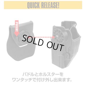 画像10: LayLax(ライラクス)/4571443172396/SOCOM Mk23(ソーコム)対応 CQCホルスター(右用/ブラック)