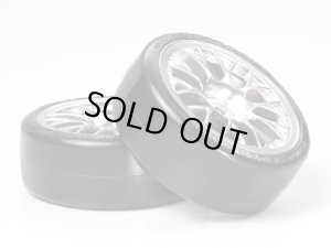 画像1: OP.1021/タミヤ/メッキメッシュホイール接着スーパードリフトタイヤ(2個入）