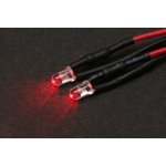 画像: 【ネコポス対応】ABC HOBBY(ABCホビー)/62687/LED 赤色 3mm (2個入)