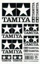 画像: 【ネコポス対応】タミヤ(TAMIYA)/67258/TAMIYA（タミヤ）ロゴステッカー　モノクロ