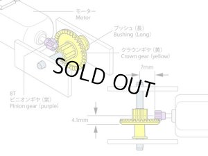 画像3: 【ネコポス対応】タミヤ(TAMIYA)/70240/工作ギヤセット (36T/12T)