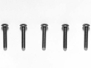 画像1: 【ネコポス対応】TAMIYA(タミヤ)/3x16mm チタン六角ボタンヘッドビス（5本入）