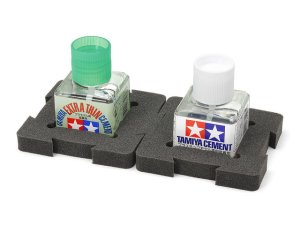 画像2: 【ネコポス対応】タミヤ(TAMIYA)/87202/角ビン (40ml) 用ベース