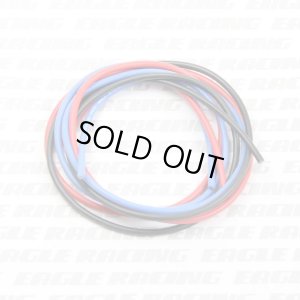 画像1: 【ネコポス対応】EAGLE(イーグル)/967U/シリコン銀コードセット・16G[ゲ-ジ](赤、黒、青 各60cm)