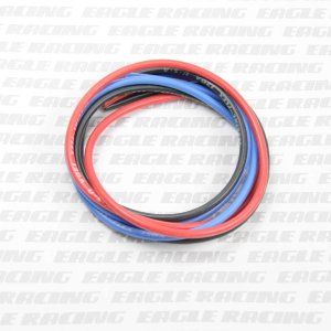 画像2: 【ネコポス対応】EAGLE(イーグル)/980U/シリコン銀コードセット・12G[ゲ-ジ](赤、黒、青 各60cm)