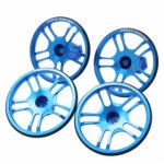 画像: イーグル模型/SPセッティングホイル(4)：1/10 F1シャーシ用(ライトブルー)