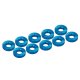 画像: 【ネコポス対応】EAGLE(イーグル)/AS653015-LBL/M3x6.5 アルミスペーサー 1.5mm厚(10個入)(ライトブルー)