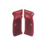 画像: 【ネコポス対応】パンドラアームズ/AWG-1450/ウッドグリップ KSC製 Cz75 (チェッカー/レッド)