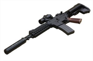 画像5: (5月下旬発売予定/予約分)パンドラアームズ/AWG-1462/ウッドグリップ M4A1用(チェッカー/ブラウン)