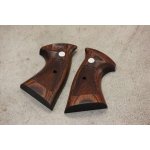 画像: 【ネコポス対応】パンドラアームズ/AWG-1465/S&W M29(Nフレーム・スクエアパッド)チェッカー/ブラウン ウッドグリップ(タナカワークス社製)