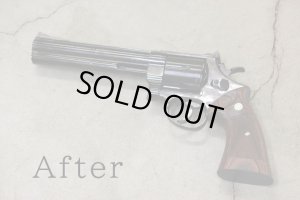 画像5: (11月下旬再入荷予定/予約分)【ネコポス対応】パンドラアームズ/AWG-1465/S&W M29(Nフレーム・スクエアパッド)チェッカー/ブラウン ウッドグリップ(タナカワークス社製)