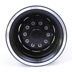 画像6: EAGLE(イーグル)/BT-W04R-U_BT-W04R-U-BK/リヤ アルミホイル・セットD オーバル(2個入):タミヤ1/14トレーラートラック