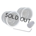 画像: EAGLE(イーグル)/BT-W05R-U-BK_BT-W05R-U-SI/リヤ アルミホイル・セットE BBS(2個入)For タミヤ1/14 ビッグトラック