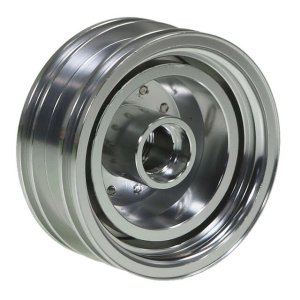 画像7: EAGLE(イーグル)/BT-W06F-U-BK_BT-W06F-U-SI/フロント アルミホイル・セットF ラウンド(2個入):タミヤ1/14トレーラートラック