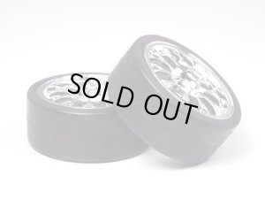 画像1: OP.959/タミヤ/メッキメッシュホイールドリフトタイヤ2本(26mm＋2)