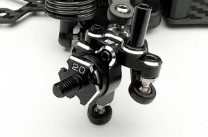 画像2: 【ネコポス対応】Reve D（レーヴ・ディー）/D1-010FA2/D1-MK-B2用 アルミ製 フロントアクスル (2.0mmタイプ、2個入)