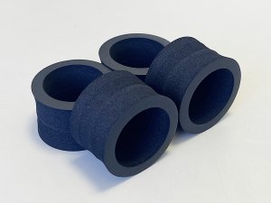 画像1: カワダ(KAWADA)/D1F130/Lラバー・フロントタイヤ 30度:4個入