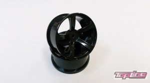 画像1: 【ネコポス対応】TOP LINE（トップライン）/DRS-5ホイル(オフセット3〜9/ブラック)