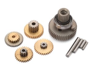 画像1: (7月末発売予定/予約分)【ネコポス対応】G-FORCE(ジーフォース)/G0989/Servo gear set for GDS-0713L