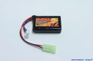 画像1: 【ネコポス対応】【翌日お届け便】OPTION No.1(オプションNo.1)/GB-0037/Safty Power LiFe 9.9V 450mAh 縦：35mm*横：52mm*厚み12mm　（PEQイン）