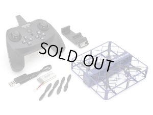 画像1: G-FORCE(ジーフォース)/GB050/SQUARED CAM 全方位メッシュガード 超小型ドローン(ブルー)