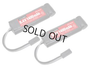 画像1: 【ネコポス対応】G-FORCE(ジーフォース)/GE400/Shooter Pack NiMH 8.4V 1400mAh(2本入)