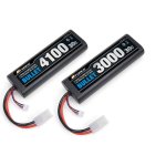 画像: G-FORCE(ジーフォース)/GFG008/BULLET LiPo 7.4V 4100mAh バッテリー(バレットリポ)ストレートパック