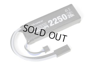画像1: 【ネコポス対応】G-FORCE(ジーフォース)/GFG904/Noir LiPo 7.4V 2250mAh ミニS互換サイズ