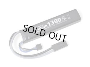 画像1: 【ネコポス対応】G-FORCE(ジーフォース)/GFG915/Noir LiPo Battery 7.4V 1300mAh 20C 次世代バッファチューブ(ストックチューブ)イン