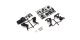 画像: 【ネコポス対応】京商(KYOSHO)/GP101BK/メインフレーム/ギヤボックス(ハングオンレーサー/ブラック)